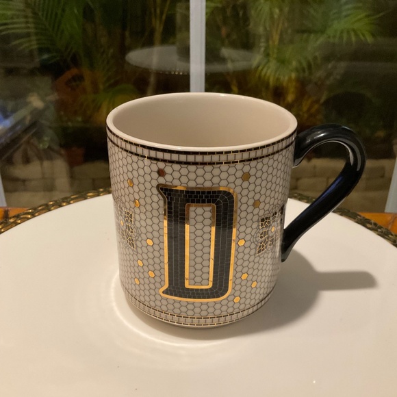 Anthropologie Monogram “D” Coffee Mug - Picture 2 of 5